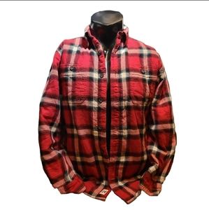 Wranglers Flannel Jacket Shirt Size Small